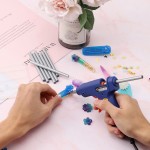 Gartful 15 Pieces Glue Gun Sealing Wax Sticks, Mini Hot Melt Glue Sticks for Wax Seal Stamp, Letter, Wedding Invitations, Birthday Cards, Envelopes, Snail Mails, Wine Packages, Gift Wrapping, Silver