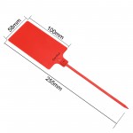 Gartful 24pcs/lot Plactic Labels 57 x 100mm ID Tag Cable Tie Mark Name Card Label Identification Tags with Tagging Fastener