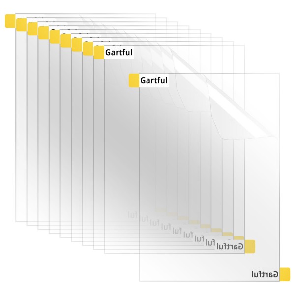 Gartful 10pcs Acrylic Plexiglass Sheet 4x6 inch Clear Square Panel Glass Replacement Picture Frame Plastic Board Gartful 10pcs Acrylic Plexiglass Sheet 4x6 inch Clear Square Panel Glass Replacement Picture Frame Plastic Board