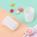 Gartful 4pcs 250ml Silicone Measuring Cups Large Nonstick Reusable Silicone Mixing Cups for Epoxy Resin Casting Molds
