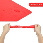 Gartful 40x30cm 0.8mm Thickness Silicone Sheet for Crafts Jewelry Casting Molds Mat Multipurpose Placemat Counter Top Protector Nonslip Pad