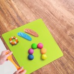 Gartful 29x26cm 0.8mm Thickness Silicone Craft Mat Nonstick Heat-Resistant Painting Resin Jewelry Casting Molds Pad