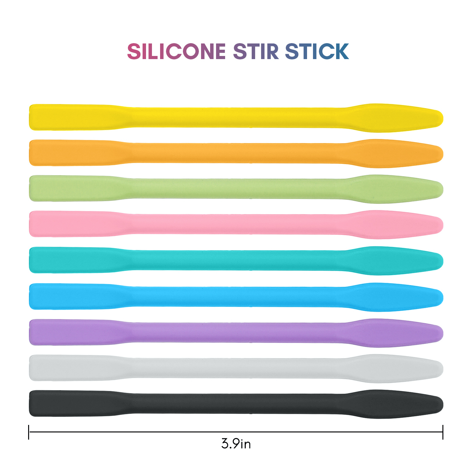  Gartful 9PCS Colored Silicone Stir Sticks, Reusable Epoxy Resin Stir  Sticks, for Resin Mixing, Paint, Making Glitter Tumblers Cups, Arts,  Crafts, Facial Mask Stirring Rods, 9 Colors : Arts, Crafts 