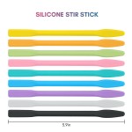 Gartful 1pcs Reusable 3.9" Silicone Stir Stick Epoxy Resin Stir Sticks for Resin Mixing Arts Crafts Facial Mask Stirring Rods