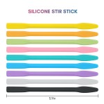 Gartful 1pcs Reusable 3.9" Silicone Stir Stick Epoxy Resin Stir Sticks for Resin Mixing Arts Crafts Facial Mask Stirring Rods