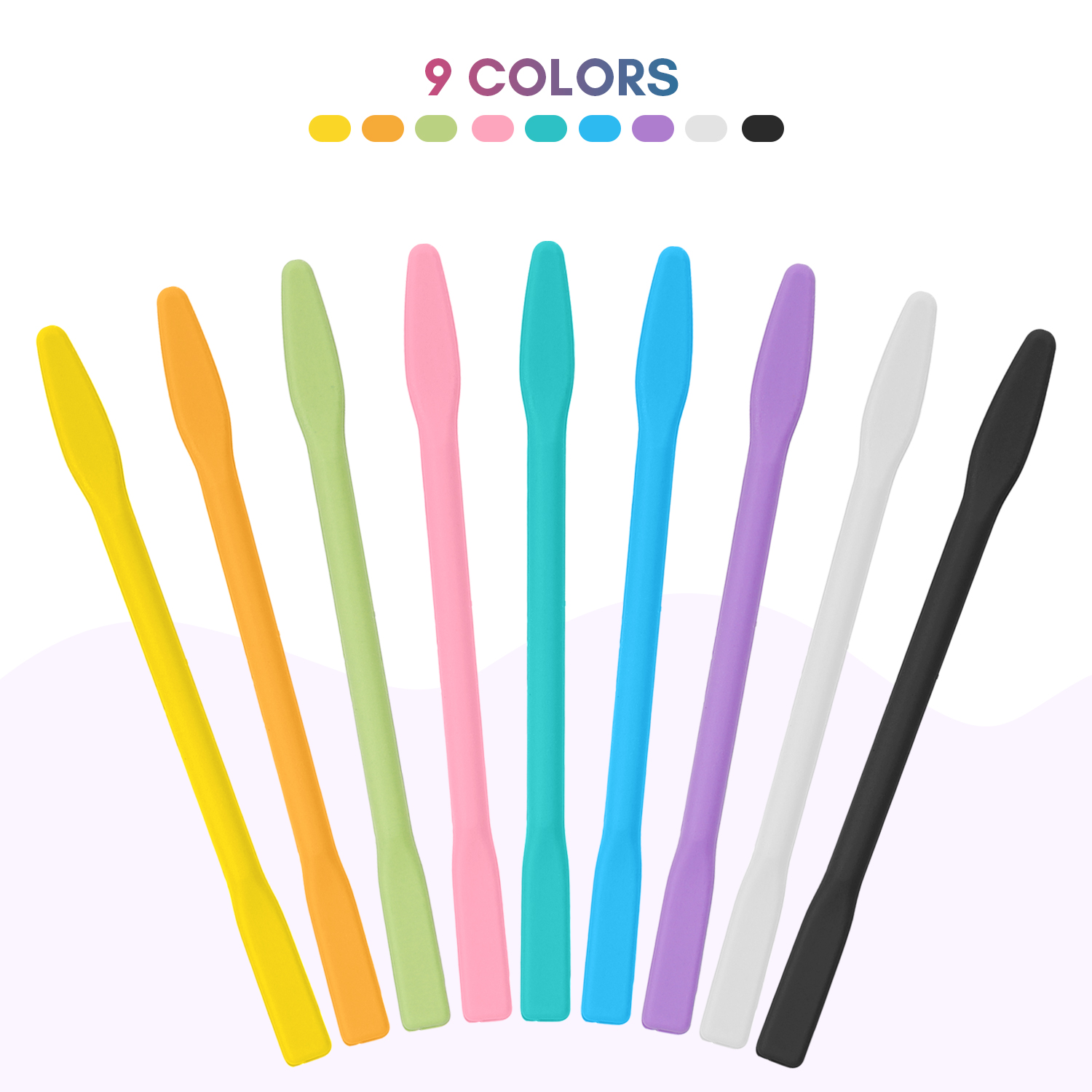 5PCS Silicone Stirring Sticks, Reusable Silicone Popsicle Sticks With 3PCS  Silicone Brushes For Mixing Resin, Epoxy, Liquid, Paint, Making Glitter Tum