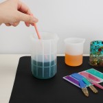 Gartful 1pcs Reusable 6.3" Large Silicone Stir Stick Epoxy Resin Stir Sticks for Resin Mixing Arts Crafts Tools Facial Mask Stirring Rods