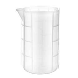 Gartful Silicone Resin Measuring Cup Graduated Resin Mixing Cup Nonstick Reusable Stir and Pour Tools for Epoxy Resin Jewelry Casting