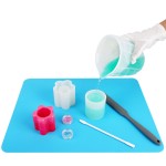 Gartful Silicone Resin Measuring Cup Graduated Resin Mixing Cup Nonstick Reusable Stir and Pour Tools for Epoxy Resin Jewelry Casting
