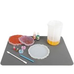 Gartful Silicone Resin Measuring Cup Graduated Resin Mixing Cup Nonstick Reusable Stir and Pour Tools for Epoxy Resin Jewelry Casting