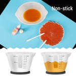 Gartful 1PCS 250ml/500ml Resin Measuring Cup Large Silicone Reusable Resin Mixing Pouring Cups Easy Clean for Craft Epoxy