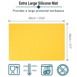 Gartful 64x45cm 0.8mm Thickness Silicone Mat Resin Nonstick Counter Top Protector Epoxy Resin Jewelry Casting Molds Pad