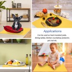 Gartful 64x45cm 0.8mm Thickness Silicone Mat Resin Nonstick Counter Top Protector Epoxy Resin Jewelry Casting Molds Pad