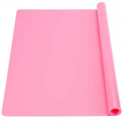 Pink Oversize Silicone Mat 27.6" x 19.7", Gartful Silicone Sheet for Crafts, Nail Arts, Painting, Epoxy Resin Jewelry Casting Mat, Countertop Protector, Table Placemat Pad, Nonstick Nonskid