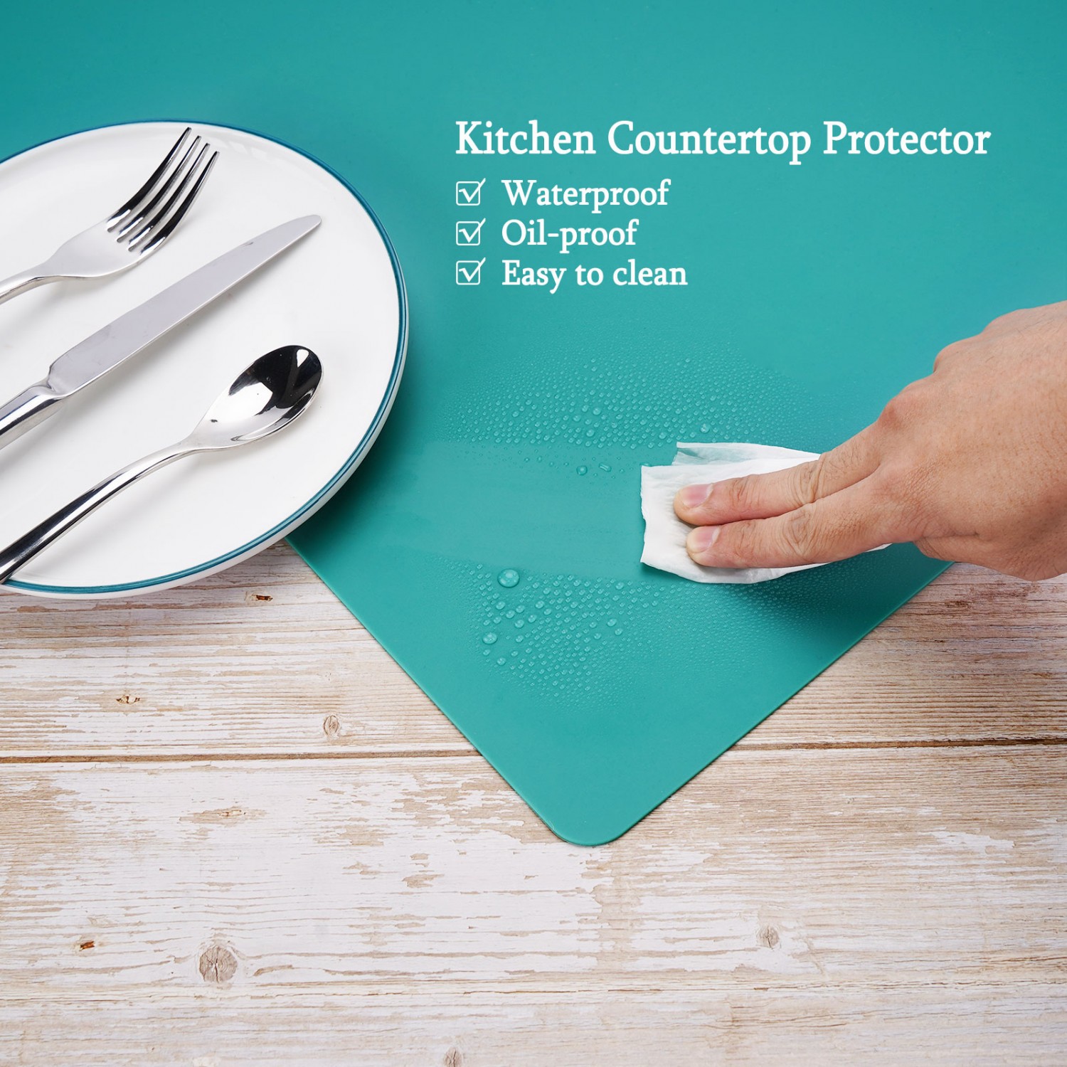 Extra Large Silicone Countertop Mat Silicone Table Mat Kitchen Counter  Protector