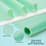 Gartful 70x50cm 0.8mm Thickness Extra Large Silicone Crafts Table Mat Nonstick Counter Top Protector Epoxy Resin Jewelry Casting Molds Pad