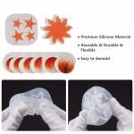 Sun Moon Stars Resin Molds, Gartful Silicone Epoxy Resin Casting Molds with 33ft Hemp Rope and 32 pcs Screws for Wall Hanging, Home Decor, Jewelry Making, Pendant, Keychains, Crafts DIY, Set of 36