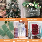Gartful Clear Acrylic Sheets 2mm Thick, 6 Pack Plexiglass Panels with Protective Film, 12" x 16" Transparent Plastic Blank Board for Signs, Picture Frame, Glass Replacement, Art Craft, DIY Projects