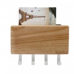 Gartful Wooden Clothes Hook Wood Clothes Key Hooks Decorative for Wall with Shelf Wall Mounted Hangers for Home Office Kitchen Entryway Hanging Wall Organizer
