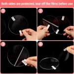 Gartful Clear Acrylic Circles - 3.5 inch, 24 Pieces Blank Round Disks, Transparent Plexiglass Discs Panel, 0.08" Thick Plastic Sheets For Signs, Milestone Markers, Table Top, Art Crafts, DIY Ornament