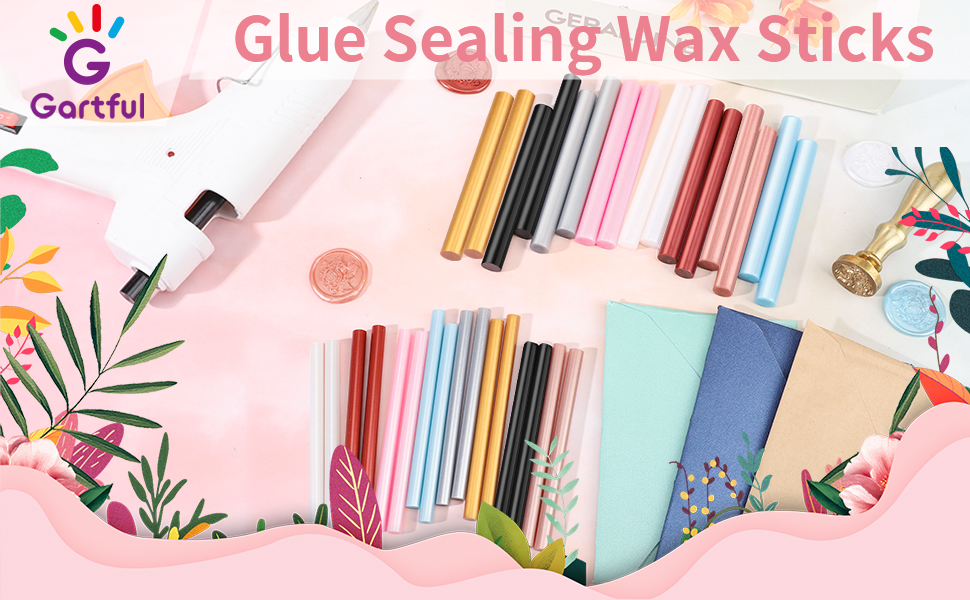 Gartful-60-Pieces-Glue-Gun-Sealing-Wax-Sticks-Mini-Hot-Melt-Glue-Sticks-for-Wax-