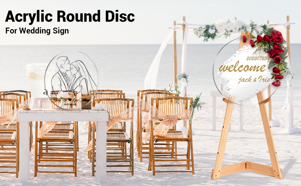 Gartful-Clear-Acrylic-Circles-35-inch-24-Pieces-Blank-Round-Disks-Transparent-Pl